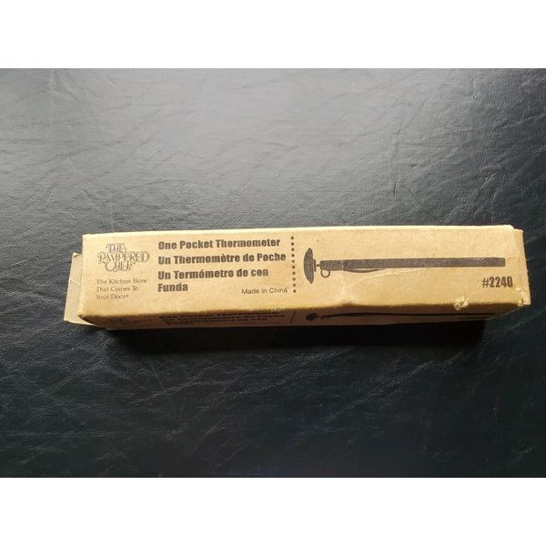 Pampered Chef Pocket Thermometer Meat Candy Food NEW In PKG