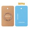 Blank Index Cards with Ring, Small Study Flash Cards Colored Note Cards (8 Pa...