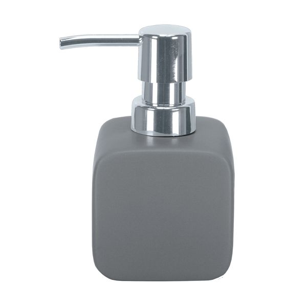 Kleine Wolke Soap Dispenser, Ceramic, Anthracite, 7,3 x 12,7 cm