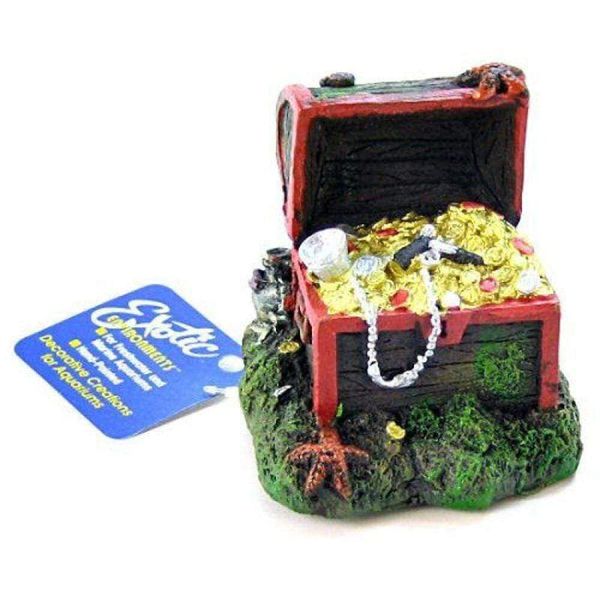 Blue Ribbon Captain Kidd Treasure Aquarium Ornament, Small