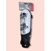 FRANKLIN COMPETITION SHINGUARDS, BLACK/WHITE, SMALL. SHIN COVER