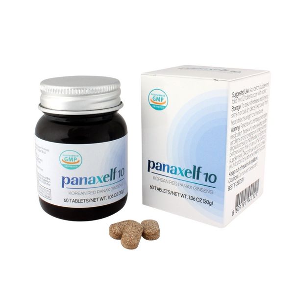 Panaxelf 10 Korean Red Panax Ginseng 60 Tablets EXP 11/26