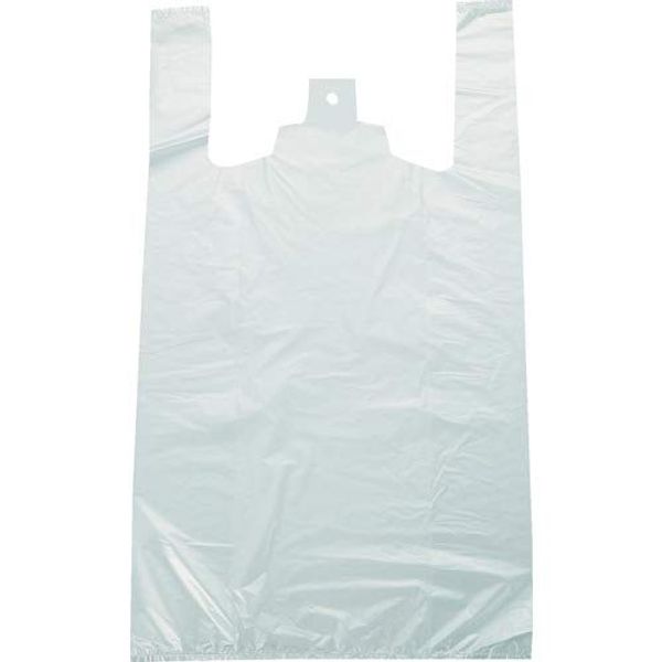 TRUSCO TRB45-45-TM Plastic Shopping Bags, No. 45/45, 20.9 x 17.3 inches (530 x 440 mm), Translucent, Pack of 100