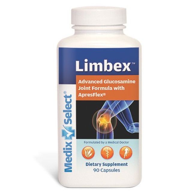 Medix Select Limbex (30 Day Supply) Glucosamine & Chondroitin with Tumeric for Joint Health