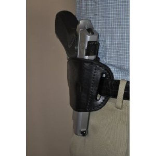 Black Leather Side Holster for Kel-Tec PMR 30