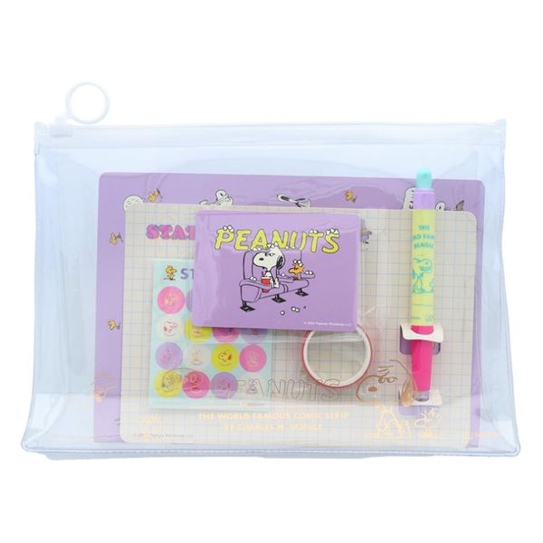 Sunstar Stationery Snoopy Stationery Set, Violet S4731980