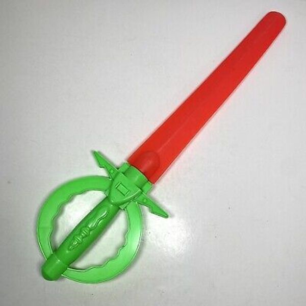 Tamfort Ltd. Vintage Red & Green Plastic Toy Costume Play Sword 1980’s 90’s Rare