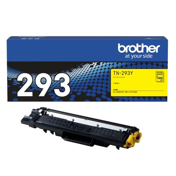 Brother Industry Toner Cartridge Yellow TN-293Y Compatible Model Number: HL-L3230CDW, MFC-L3770CDW, etc