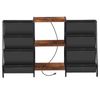 Record Player Stand with Vinyl Storage Organizer Large Capacity for Bedroom 