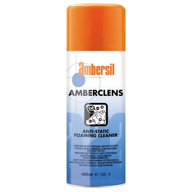 31592-AA AMBERSIL AMBERCLENS AEROSOL ANTI-STATIC FOAMING CLEANER 400ML AEROSOL