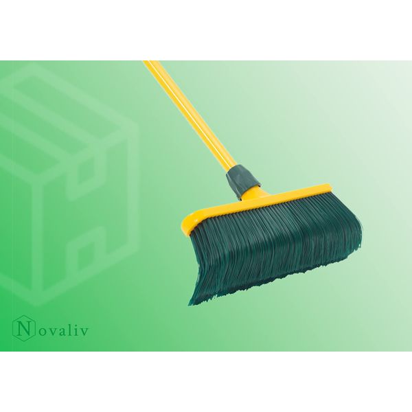 Novaliv Besenkopf Krallenbesen Set 30 cm Kunststoff gebogenen Borsten Besenaufsatz Besen Broom Head Ersatzteil Ersatzkehrteil (1, 30 cm Ersatzkopf)