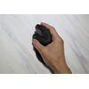 MOJO Perfect Grip Dual Mode Silent Vertical Ergonomic Mouse - Bluetooth/Wireless Optical Mouse w/Adjustable Sensitivity and Quiet Buttons