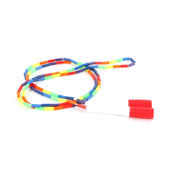 Hana Rainbow Jump Rope, White + Rainbow Color