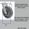 Cheetah Star A Liner Frame Machine- Pull Tower Swivel caster  - 8" X 2"
