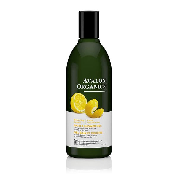 Avalon Organics Lemon Bath and Shower Gel 355ml