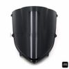 BLACK DOUBLE BUBBLE TRANSPARENT WINDSCREEN SHIELD FOR 2004-2005 KAWASAKI ZX10R