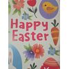 New! Happy Easter, Easter Bunny, Chicks, With Eggs, Window Clings Decor Spring 