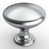 Furniware 12 Pack Cabinet Hardware Knobs, Kitchen Door Cabinet Chrome Plated Round Solid Knobs - 1-1/4" (30mm) Diameter
