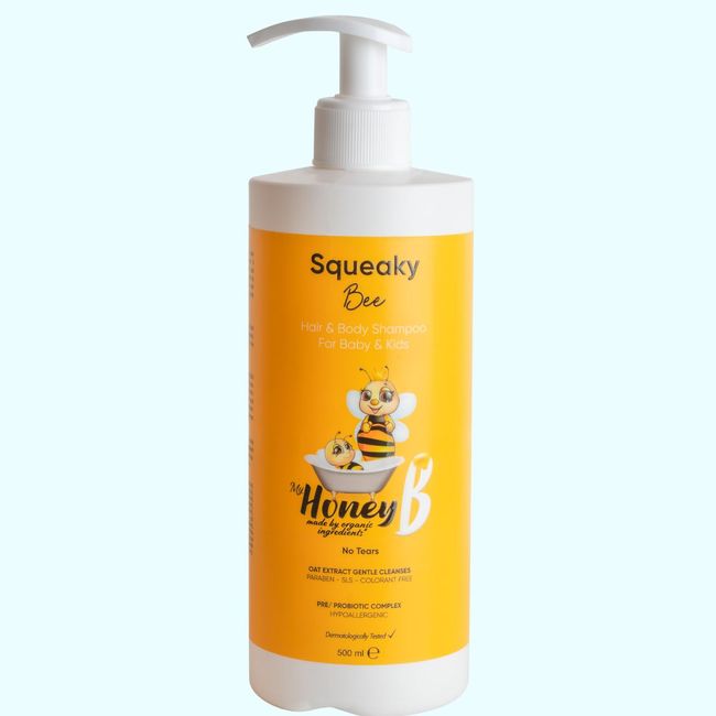 MyHoneyB Squeaky Bee Saç ve Vücut Şampuanı 500 ml