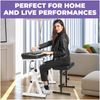 Heavy Duty Keyboard Stand & Bench Set-Adjustable for 54-88 Key Digital Pianos