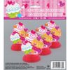 6" Mini Cupcake Hearts Valentine's Day Decorations, 4ct
