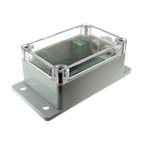 qBox AMC DIY IOT Enclosure Kit (No SMA), IOT Enclosure for Arduino MKR ESP32 Cellular LoRa WiFi Board, Waterproof IP65 Enclosure with Glands, prototyping PCB and connectors Set