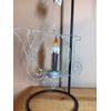 Midwest Christmas Window or Tree Ornament Lighted LED "JOY" with Candle  NWT