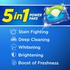 ARM & HAMMER Plus OxiClean 5-in-1 Liquid Laundry Detergent Power Paks, High Efficiency (HE), 42 Count (Pack of 4)
