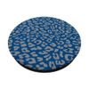 Electric Blue Leopard Cheetah Animal Print PopSockets Swappable PopGrip