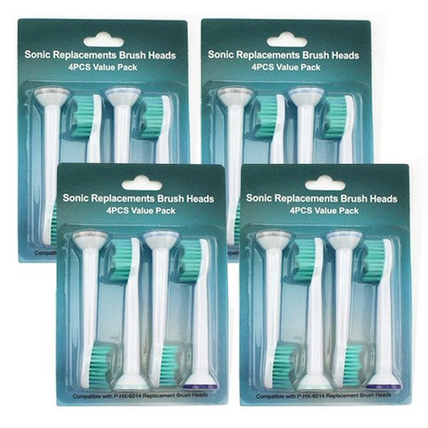 Philips electric toothbrush compatible bristles 4 packs, total 16