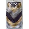 1 Eclipse 3 Tone Luxury Mesh Sequin Cigarette Case Fit 120's, Ball Clasp