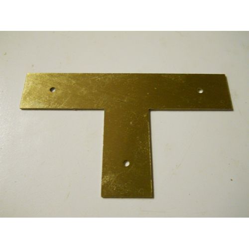 BACKPLATE "T" SHAPED SOLID BRASS P8230-VB BELWITH KITCHEN CABINET DOOR HARDWARE