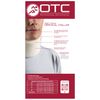 OTC Cervical Collar, Soft Contour Foam, Neck Support Brace, White Wide 3.5" Depth, Universal