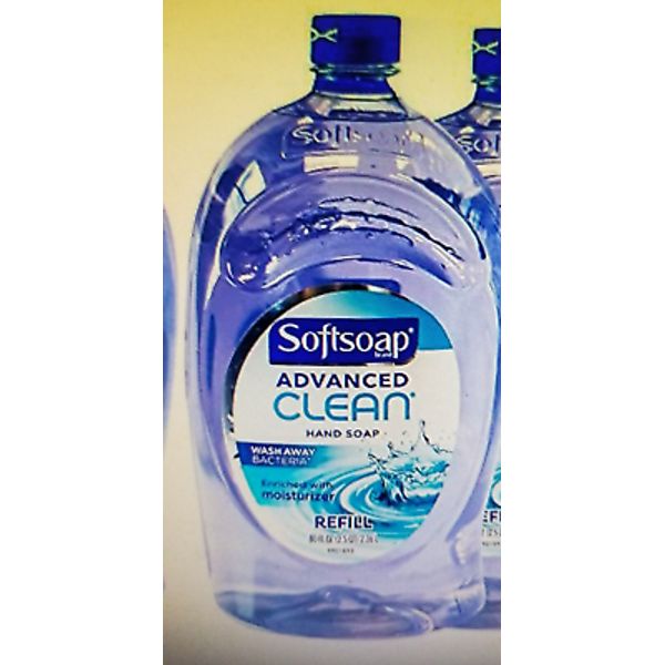 (ONE BOTTLE) CLEAR MOISTURIZING LIQUID HAND SOAP 80 oz REFILL BOTTLE, NO HANDLE