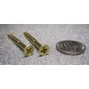Brass #8 Phillips Flat Head Wood Screw x 2.00" Length, 50 Pcs