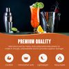 We Can Source It Ltd - Crystal Polycarbonate Plastic Hurricane Cocktail Glasses - Virtually Unbreakable - Pack of 2