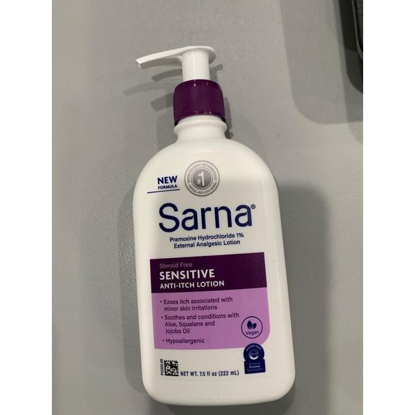 Sarna Sensitive Anti-Itch Maximum Strength Lotion  7.5-OZ Bottle ( 3 Bottes)