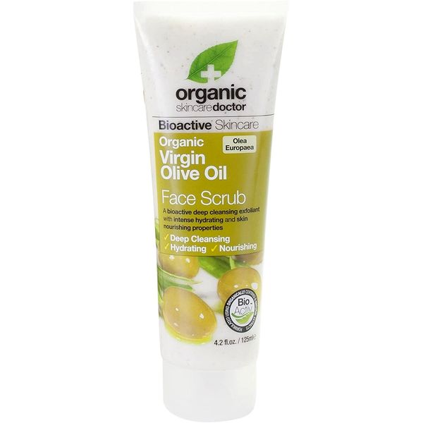 Dr. Organic Bioactive Virgen Olive Oil Deep Cleansing Face scrub 4.2oz -125ml