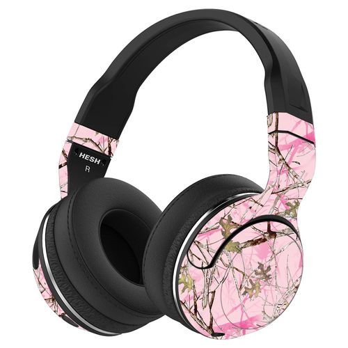 MightySkins Skin Compatible with Skullcandy Hesh 2 Wireless Headphones - Conceal Pink | Protective, Durable, and Unique Vinyl wrap Cover | Easy to Apply, Remove, and Change Styles | Made in The USA