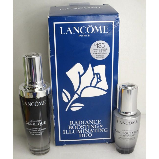 LANCOME ADVANCED GENIFIQUE RADIANCE BOOSTING & ILLUMINATING DUO BOXED