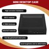 HUTSRAI ITX Computergehäuse TX02 Desktop-Gehäuse HTPC industrielle Steuerung