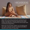 HigherDOSE Supercharge Copper Body Brush - Lymphatic Drainage Brush to Accelerate Drainage of Toxins & Fat - Exfoliating Brush to Reduce Cellulite & Soften Skin - Dry Brush with Ion Charged Bristles