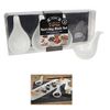 PMS 4PC 4X2.5" LONG HANDLED SPOON MINI TAPAS DISHES.PVC CTD