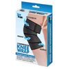 Total Vision Products Black/Gray Adjustable Compression Knee Wrap for Health