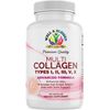 Multi Premium Collagen Supplements for Women with Vitamin C, E - 90 Capsules