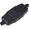 S.M.J RC3PBC. 10 Amp 3 Pin Plug & Socket - Black