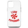 iPhone 13 I Love Peppermint Candy Cane Christmas Peppermint Candy Case