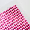 072 Rhinestone Sticker (Decal) Jewelry Type 3mm [Pink]