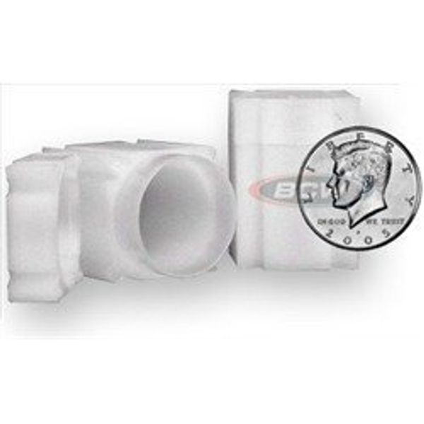 Square Half Dollar Coin Tube(Qty=10 Tubes) by CoinSafe