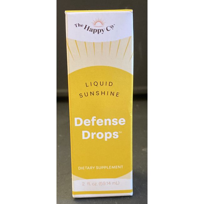 Liquid Sunshine Defense Drops Dietary Supplement Vitamins Happy Co New